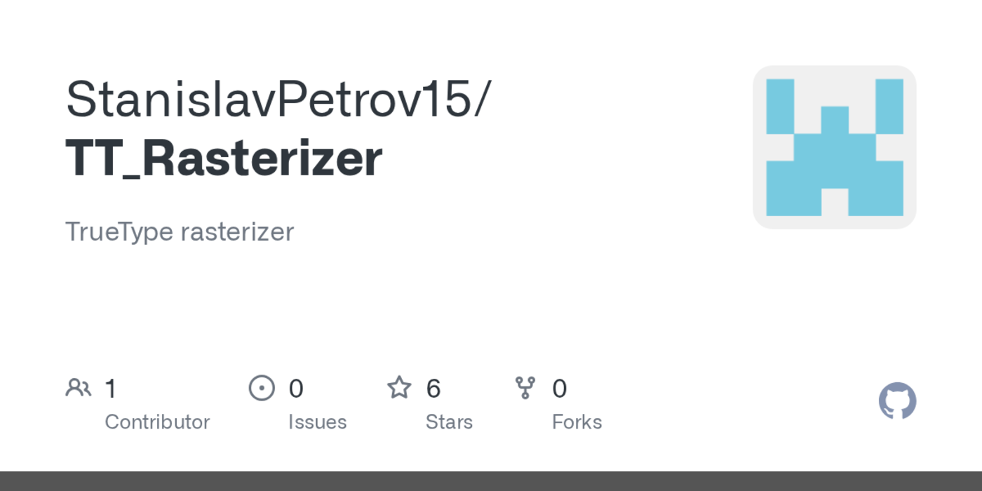 show hn truetype rasterizer