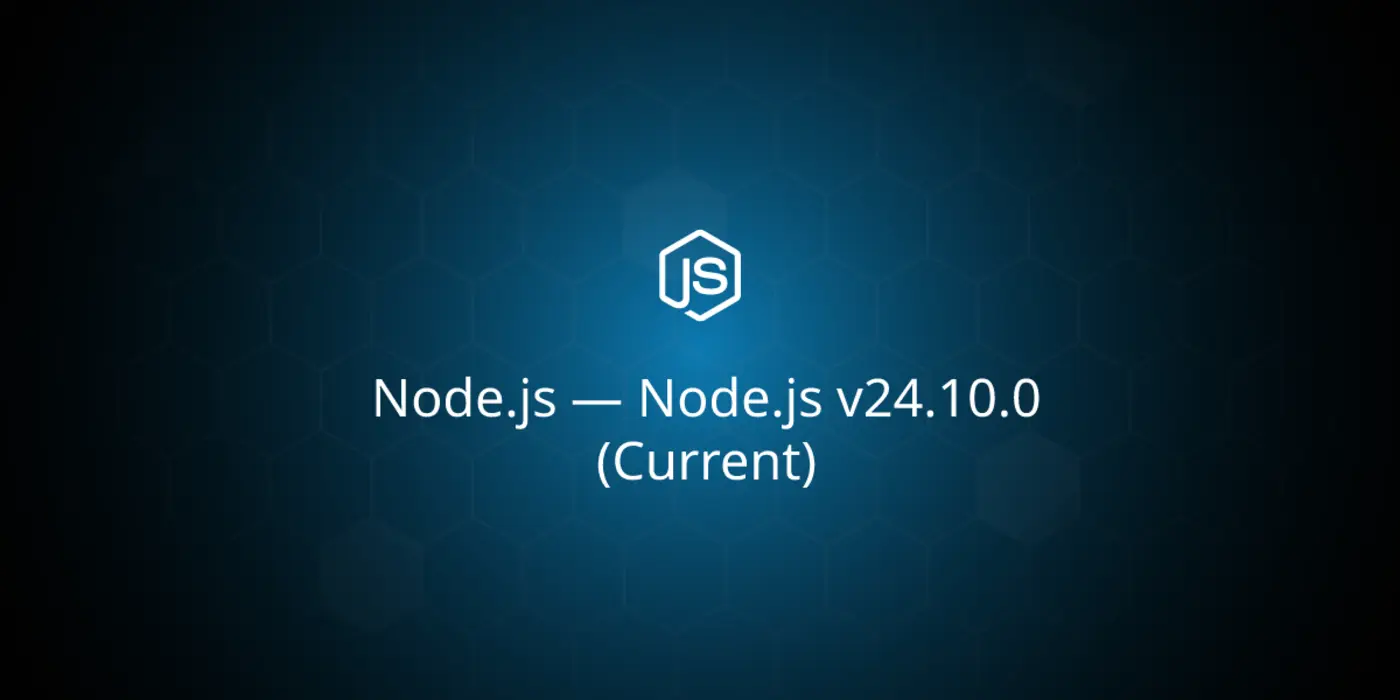 nodejs 24 is lts now