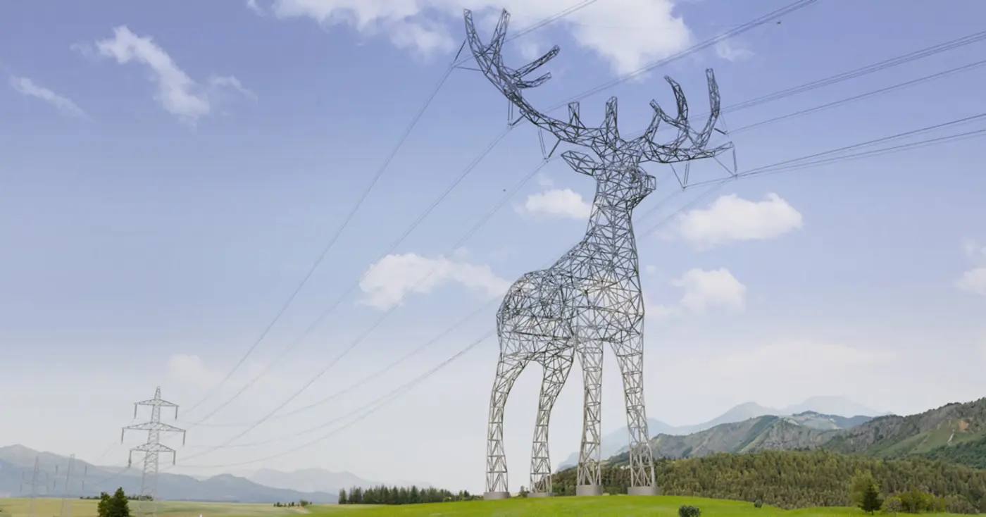 austria pylons as sculpture for public acceptance of expanding electrification