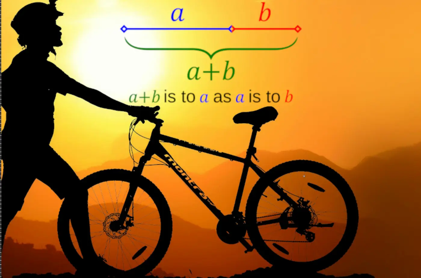 the hidden golden ratio in bicycle geometry