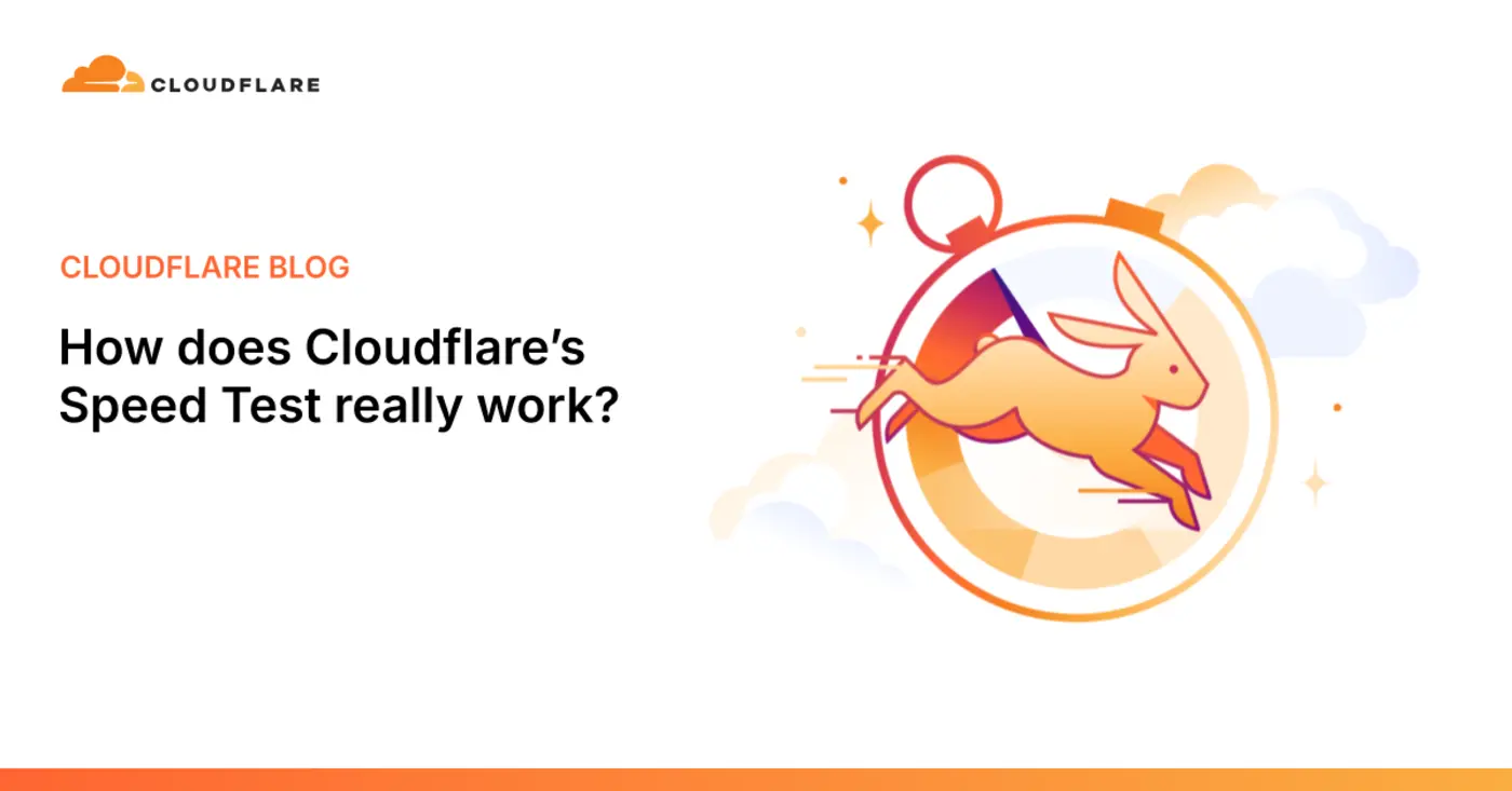 how does cloudflarex27s speed test work