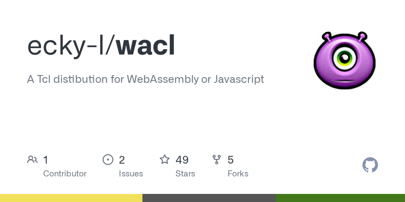 wacl a tcl distribution for webassembly