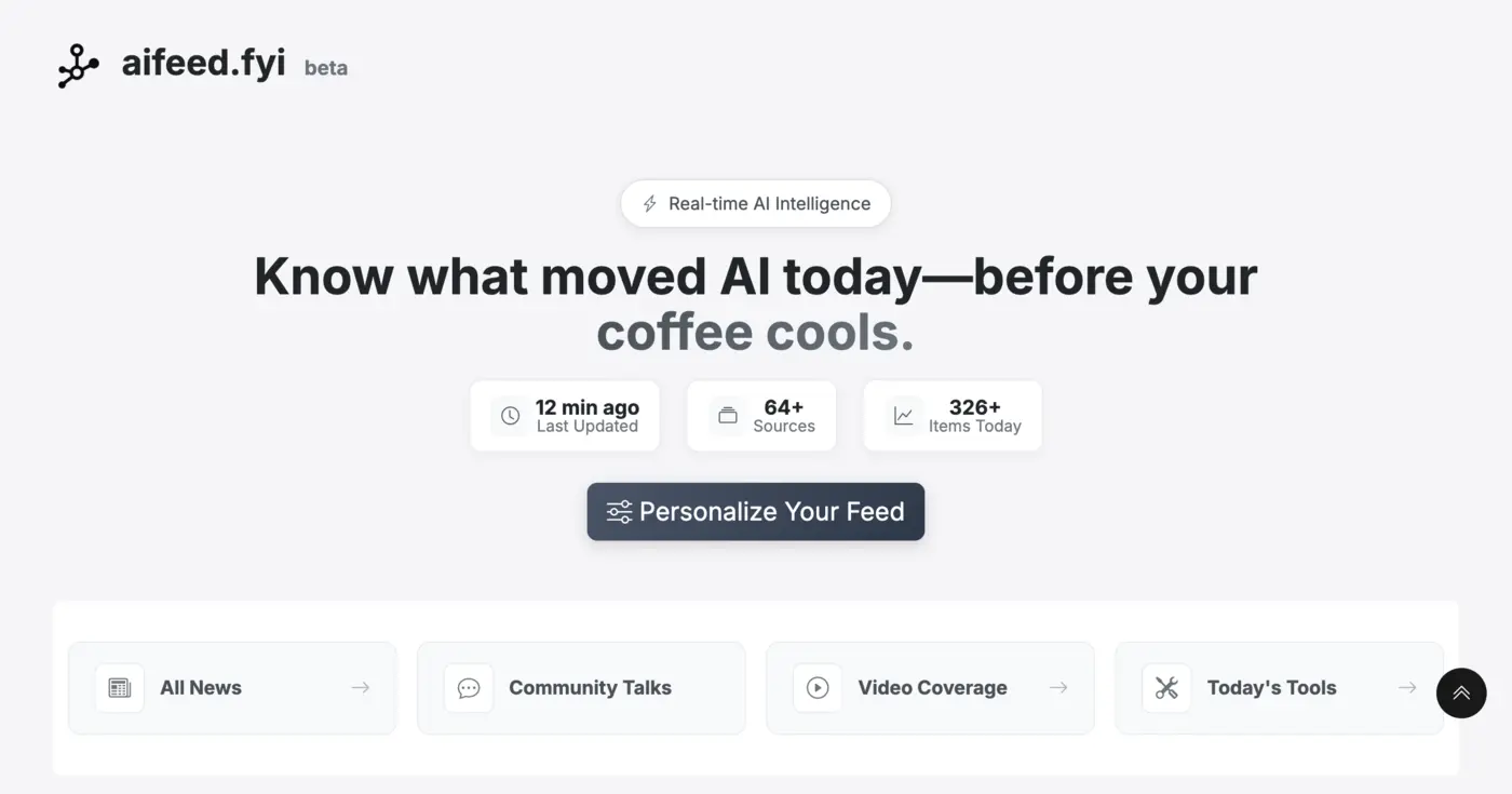 show hn see all the ai chaos in one place 247