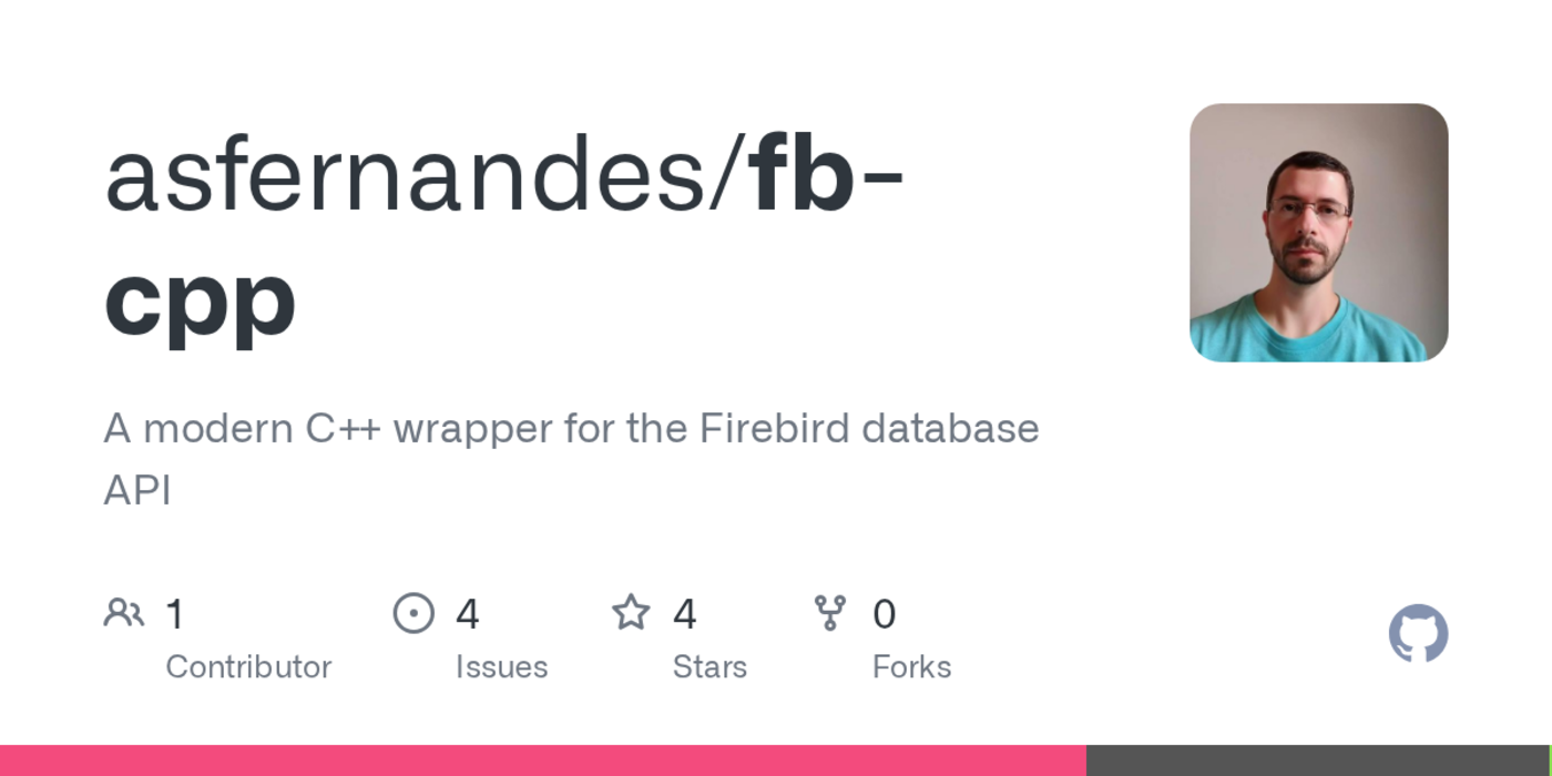 a modern c wrapper for the firebird database api