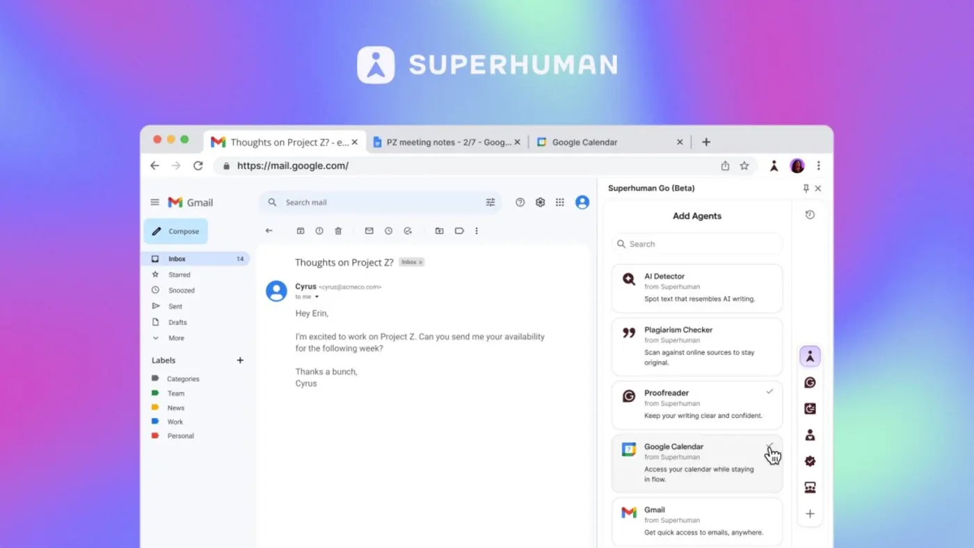 grammarly rebrands to x27superhumanx27 launches a new ai assistant