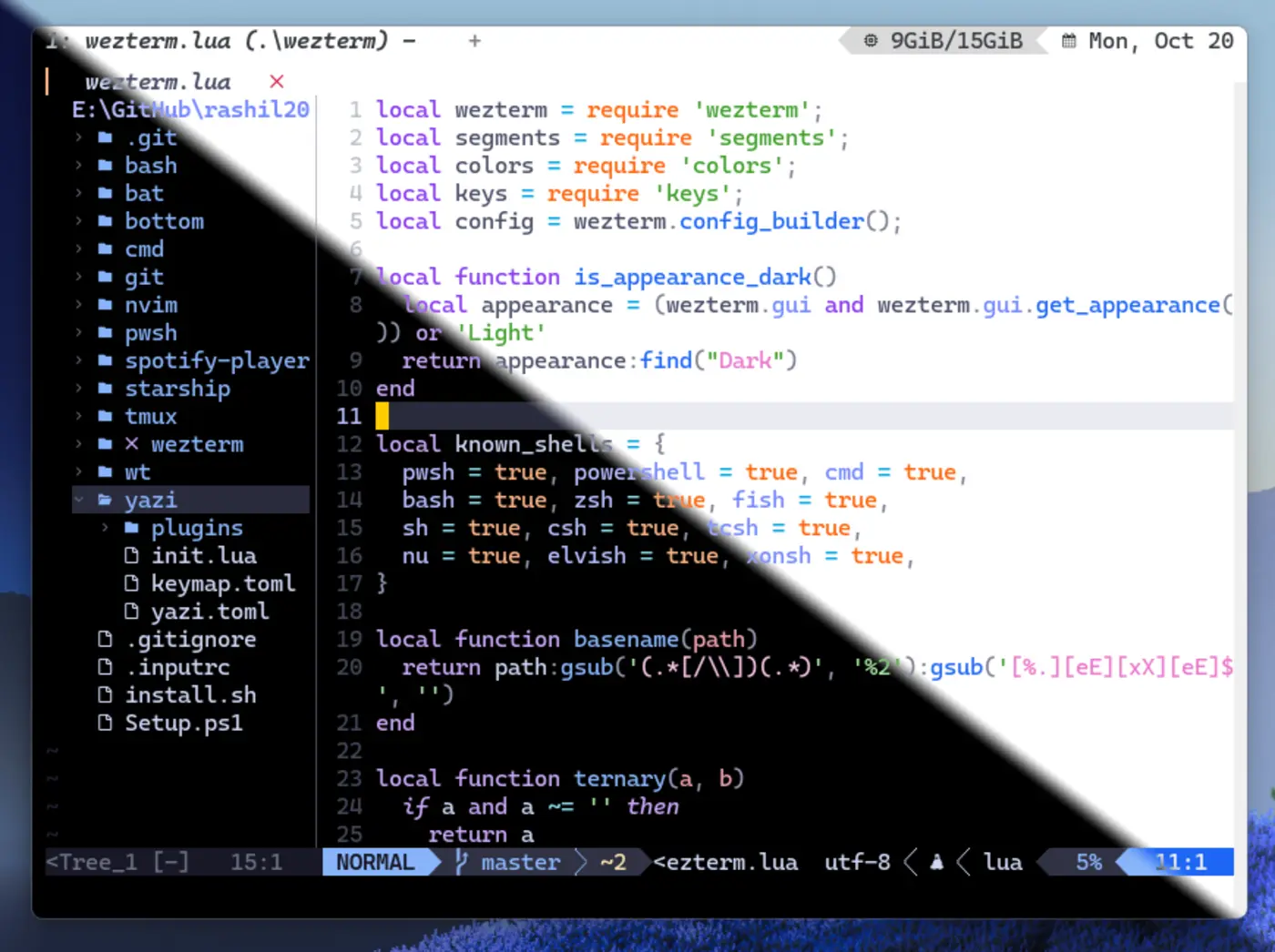 how to obsessively tune wezterm