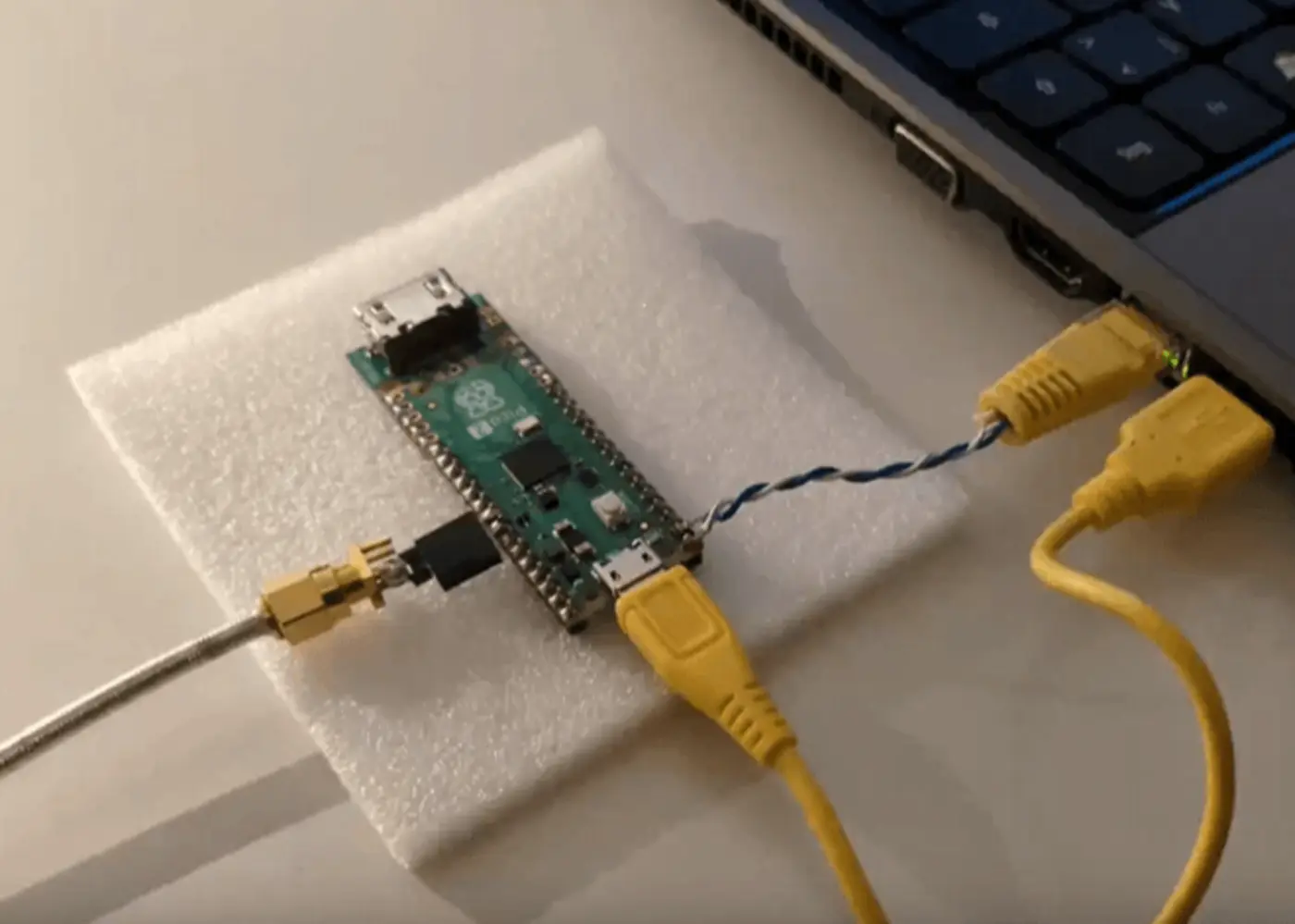 raspberry pi pico bitbangs 100 mbits ethernet