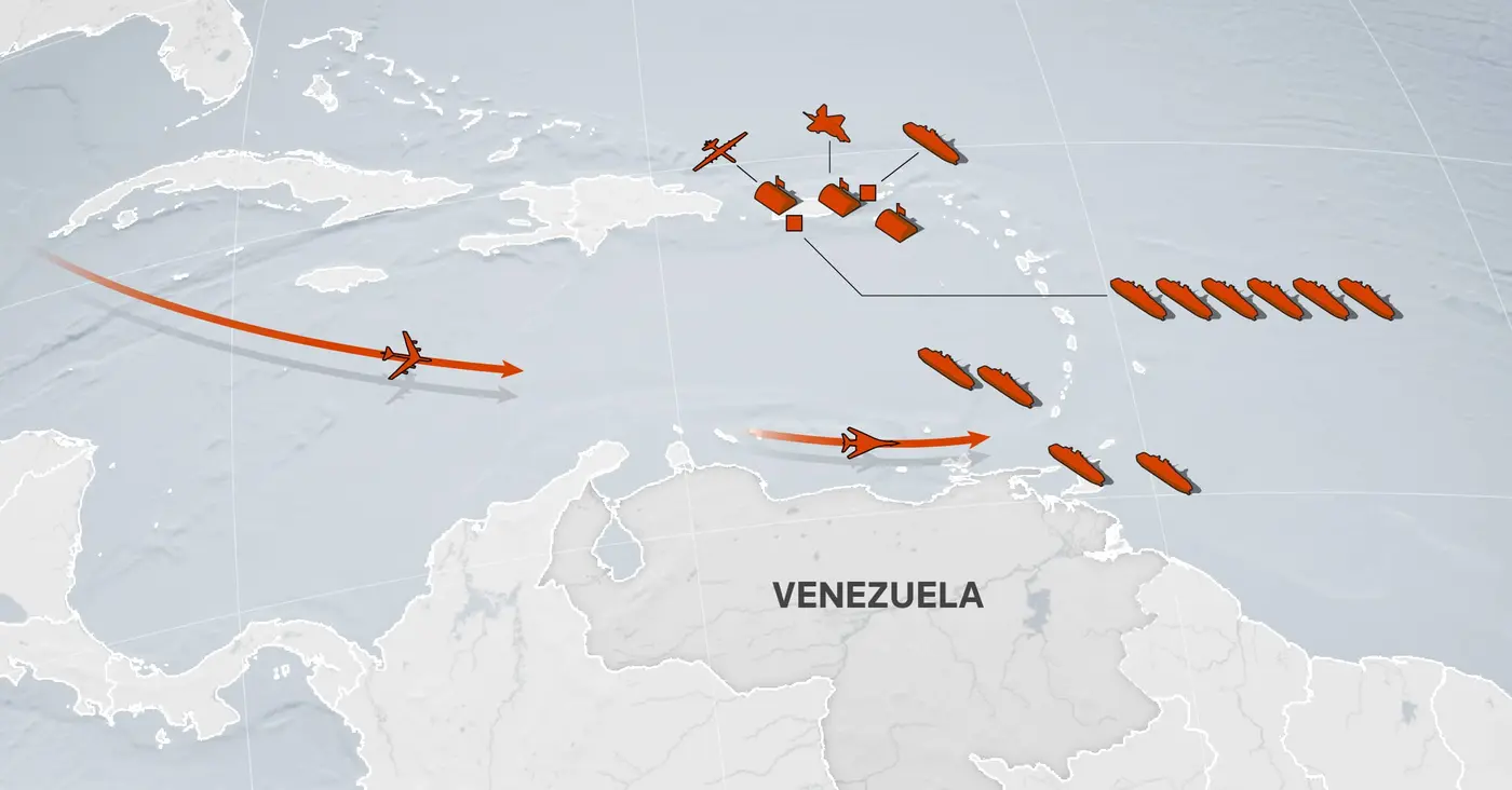 how the us is preparing a caribbean staging ground near venezuela