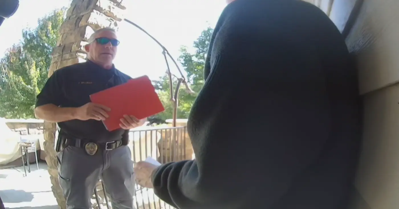 woman wrongfully accused by flock license plate cam then exonerated by car cam