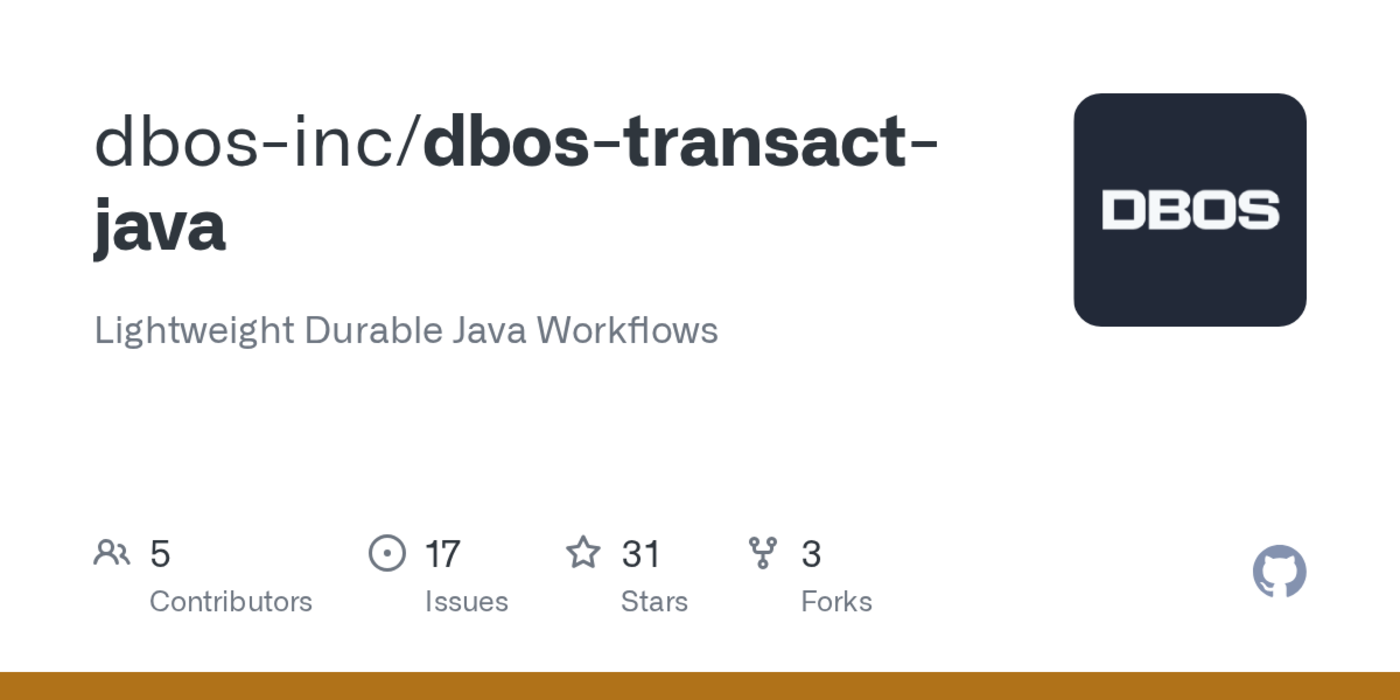 show hn dbos java postgresbacked durable workflows