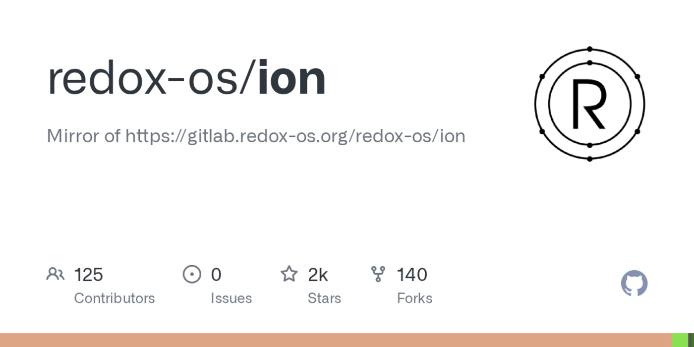 ion modern system shell in rust