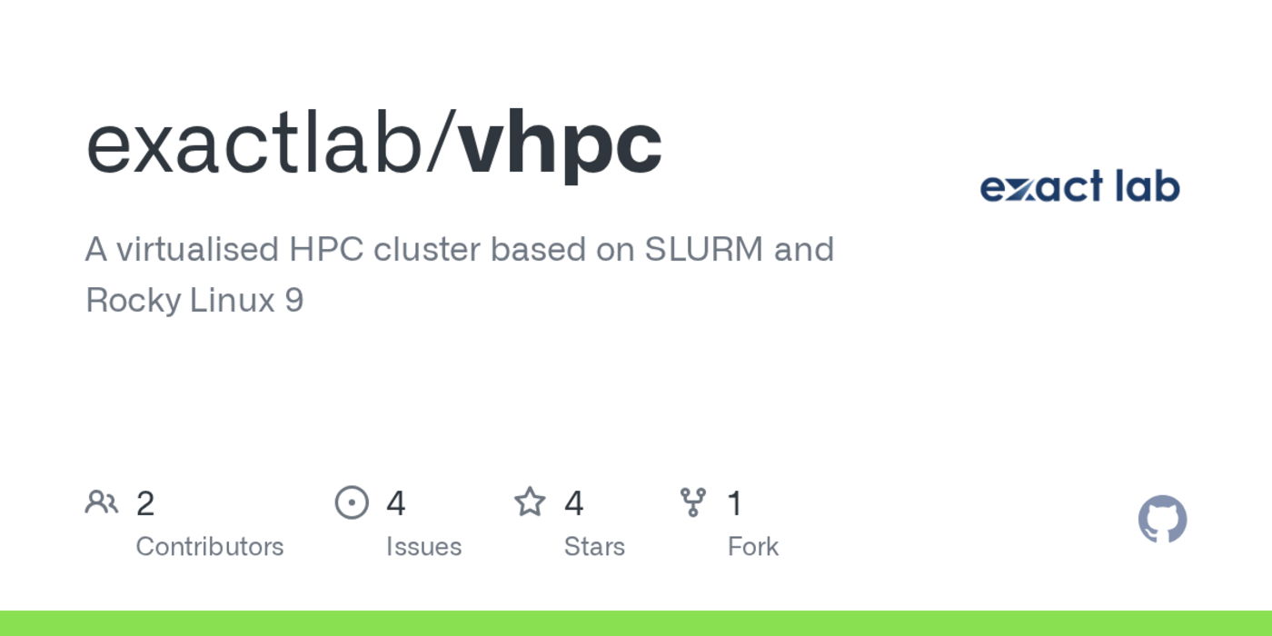 show hn virtual slurm hpc cluster in a docker compose