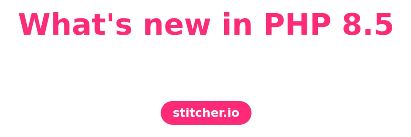 php 85 gets released today herex27s whatx27s new