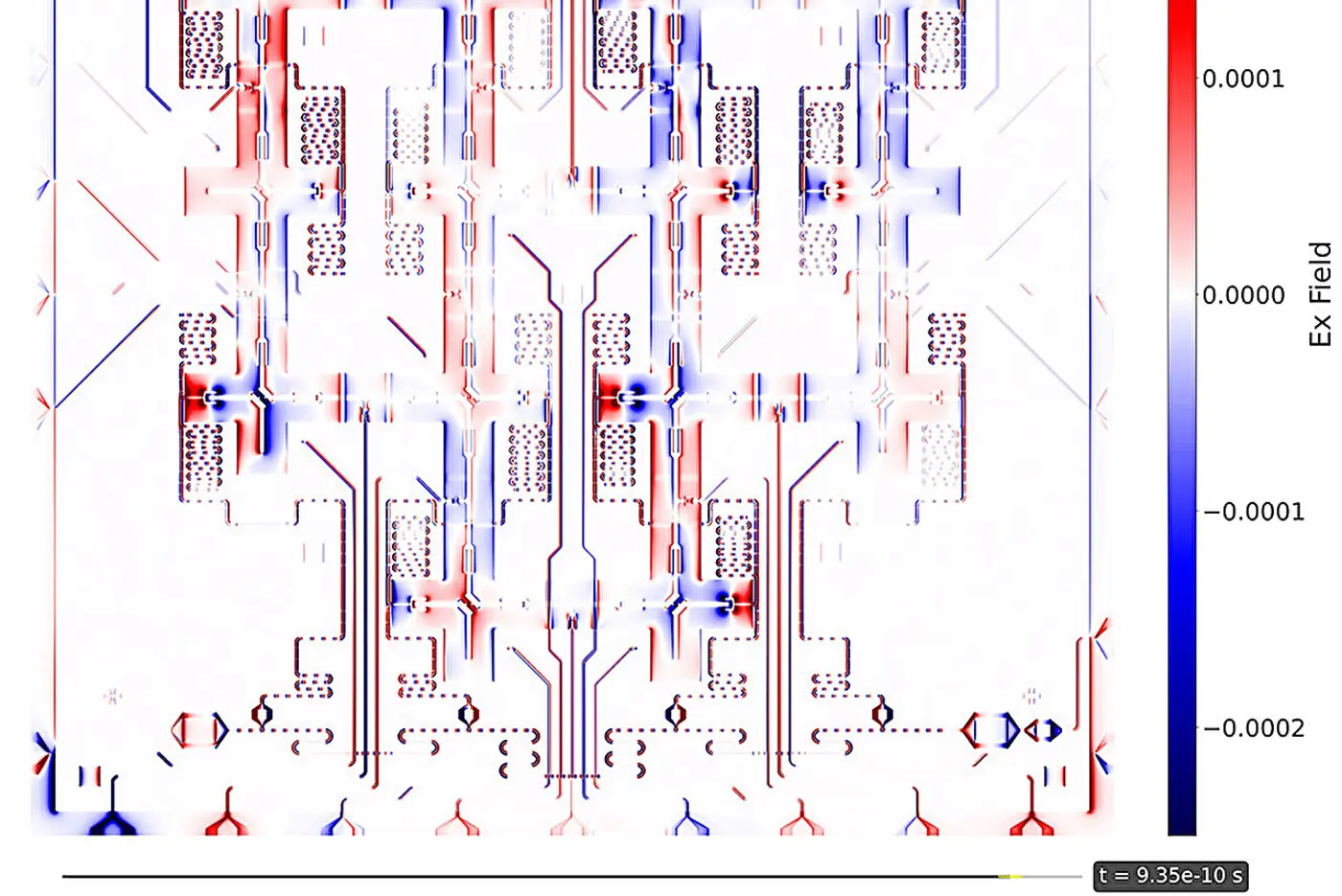 supercomputer simulates quantum chip in unprecedented detail