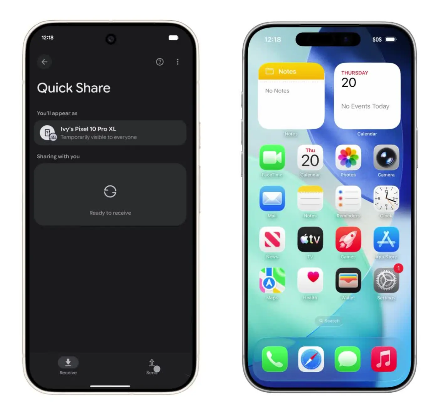 android and iphone users can now share files starting with the pixel 10 family
