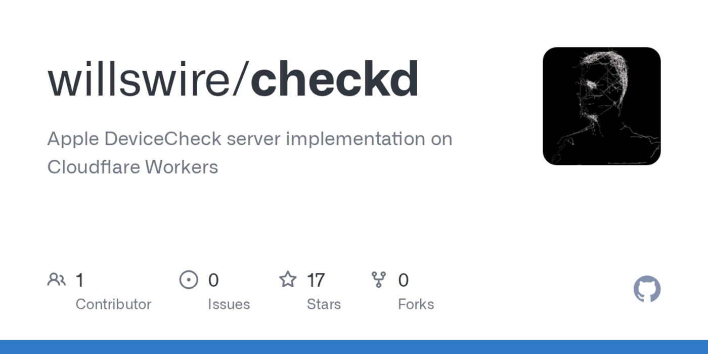 apple devicecheck server implementation on cloudflare workers