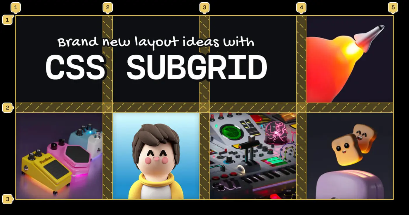 brand new layouts with css subgrid