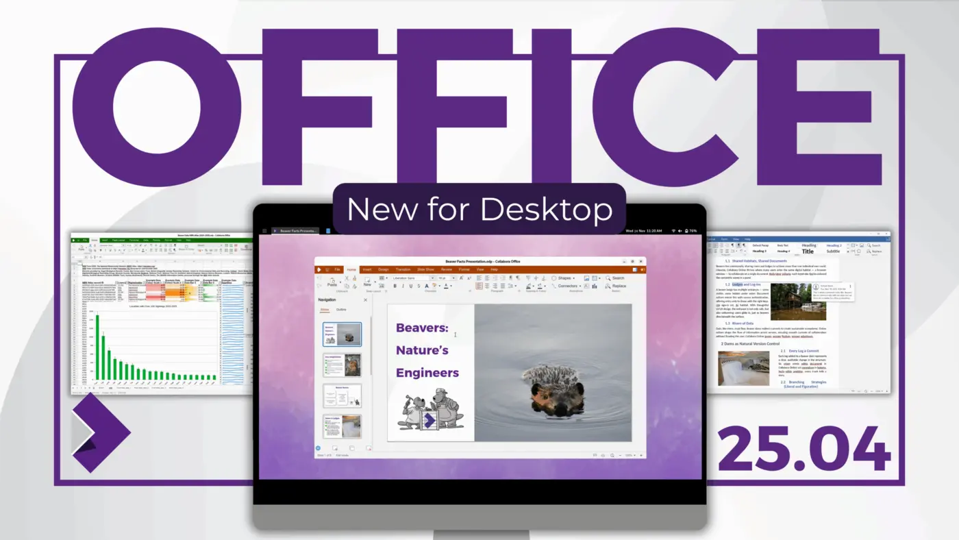 collabora online desktop released with improved ui from libreoffice