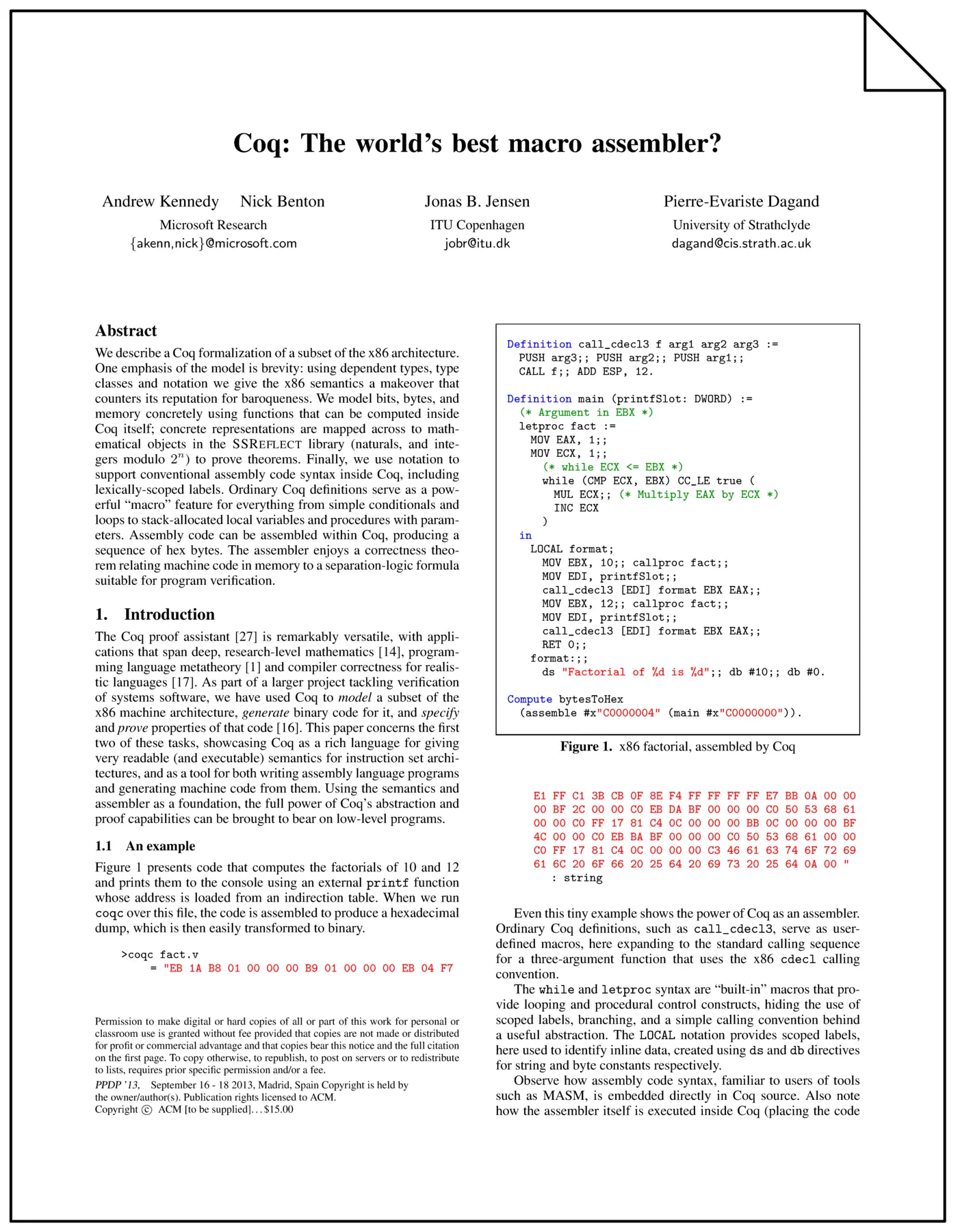 coq the worldx27s best macro assembler pdf 2013