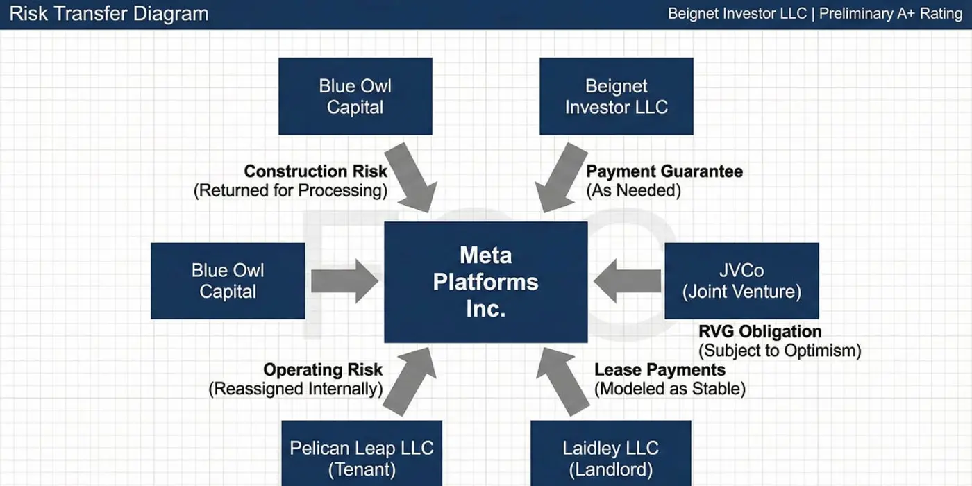 meta hiding 27b in debt using advanced geometry