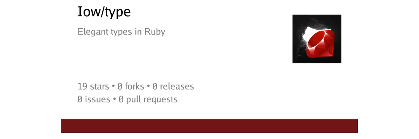 lowtype elegant types in ruby