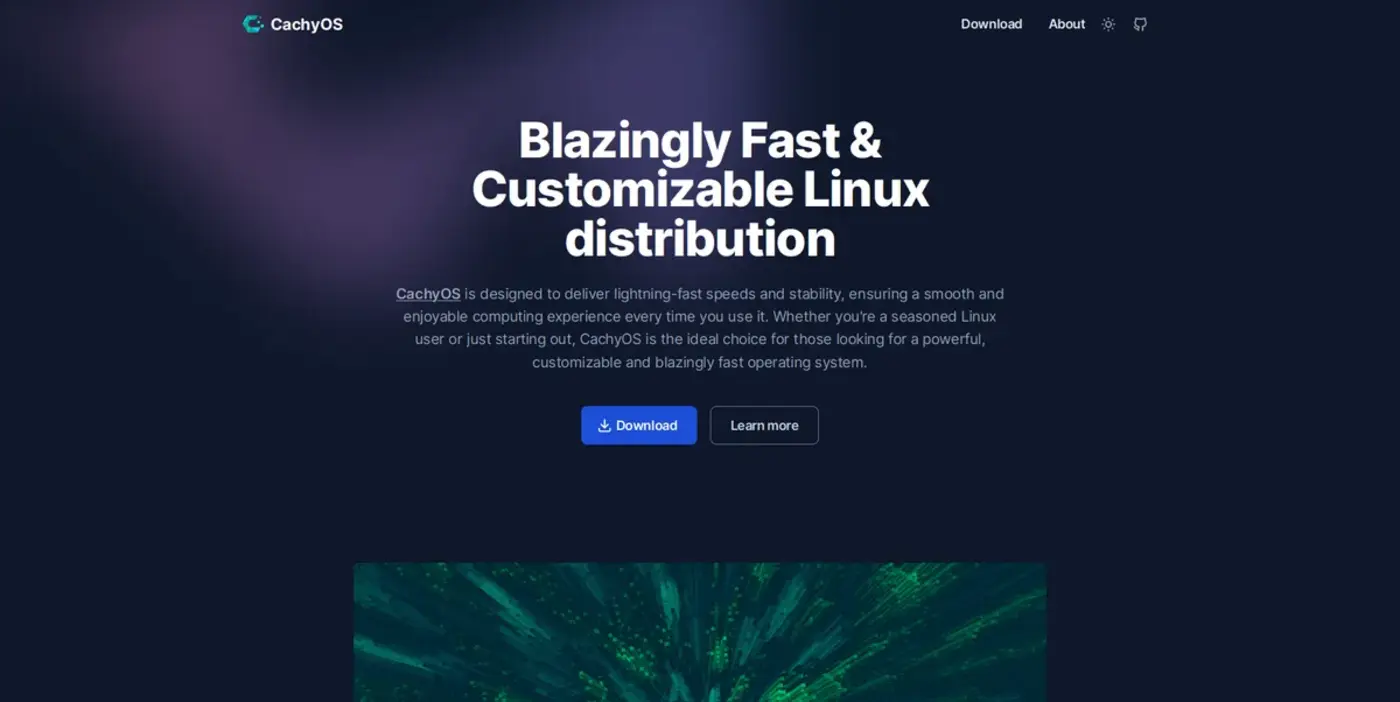 cachyos fast and customizable linux distribution