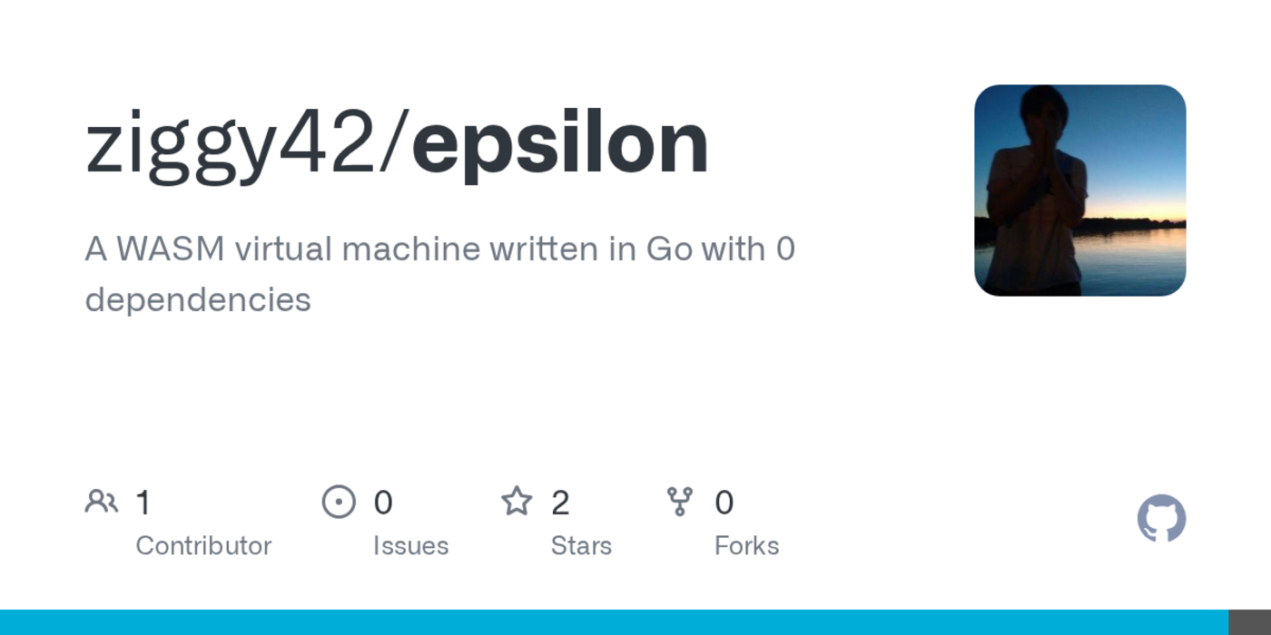 epsilon a wasm virtual machine written in go