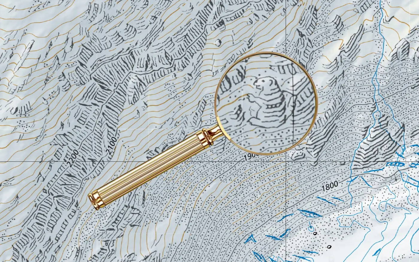 cartographers have been hiding covert illustrations inside of switzerlandx27s maps
