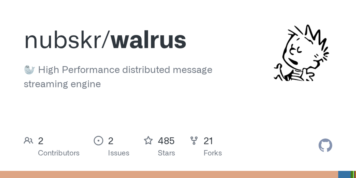 show hn walrus a kafka alternative written in rust