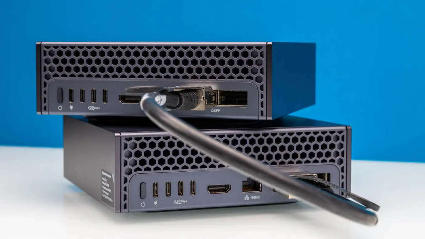 the nvidia gb10 connectx7 200gbe networking is different