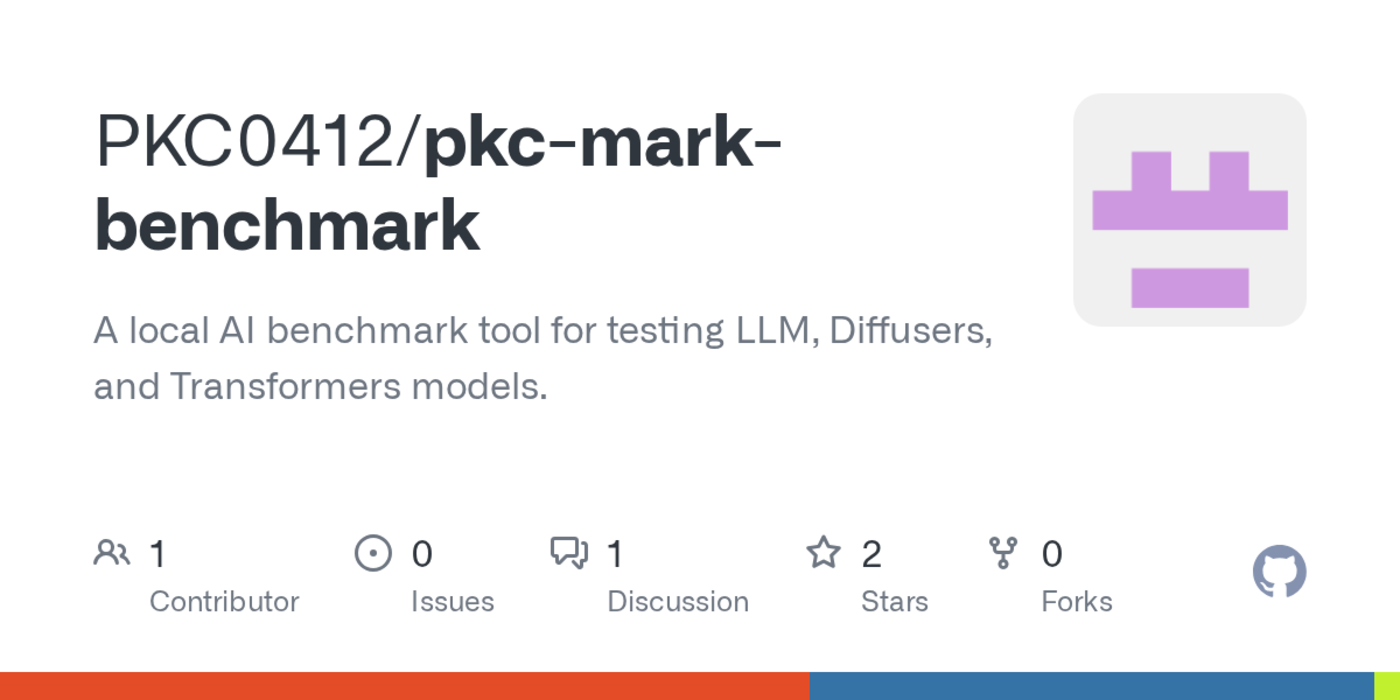 show hn pkc mark opensource local benchmark for llms and diffusers