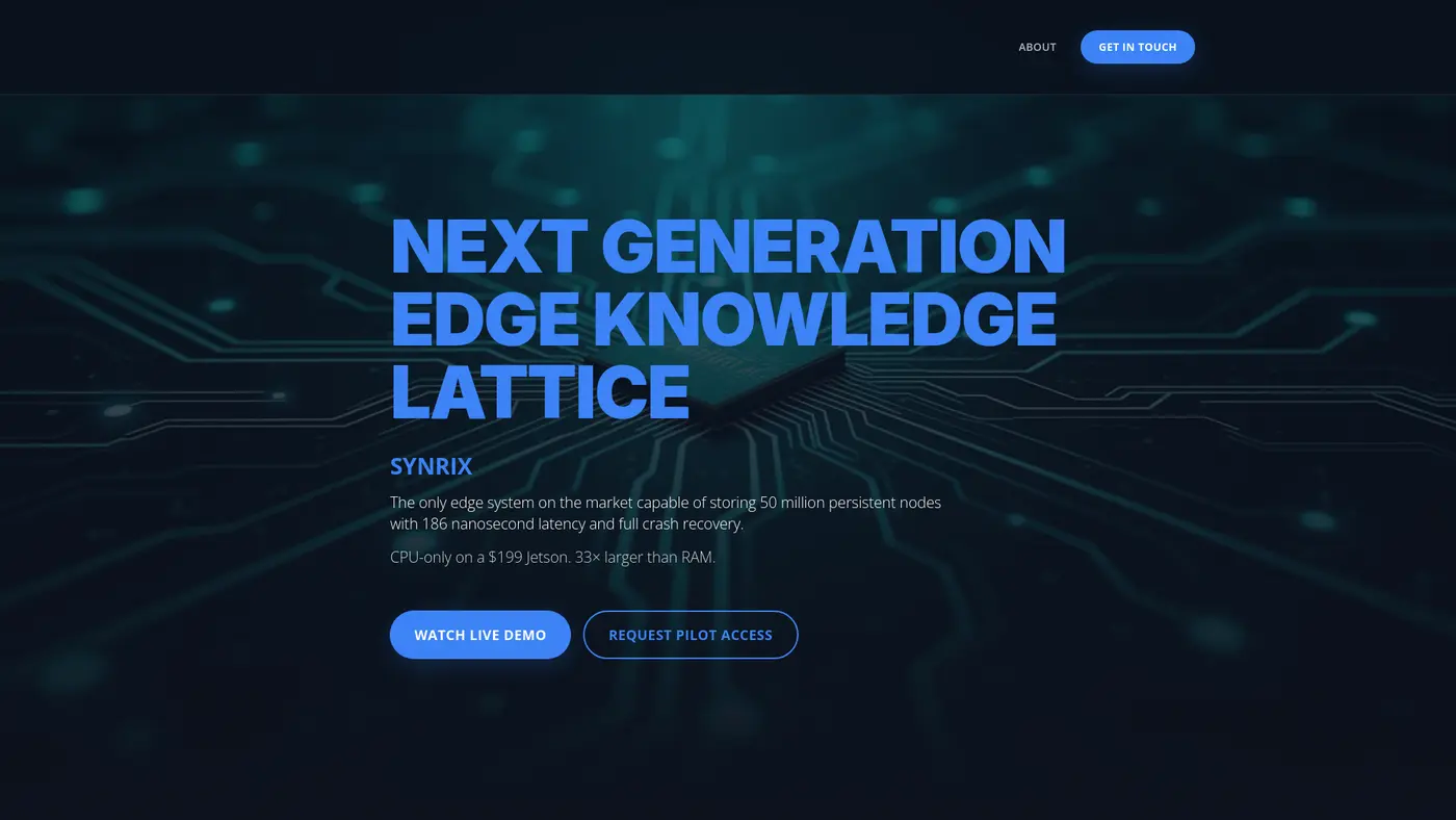 we built a 1kbnode graph system with 01 lookup and semantic recall