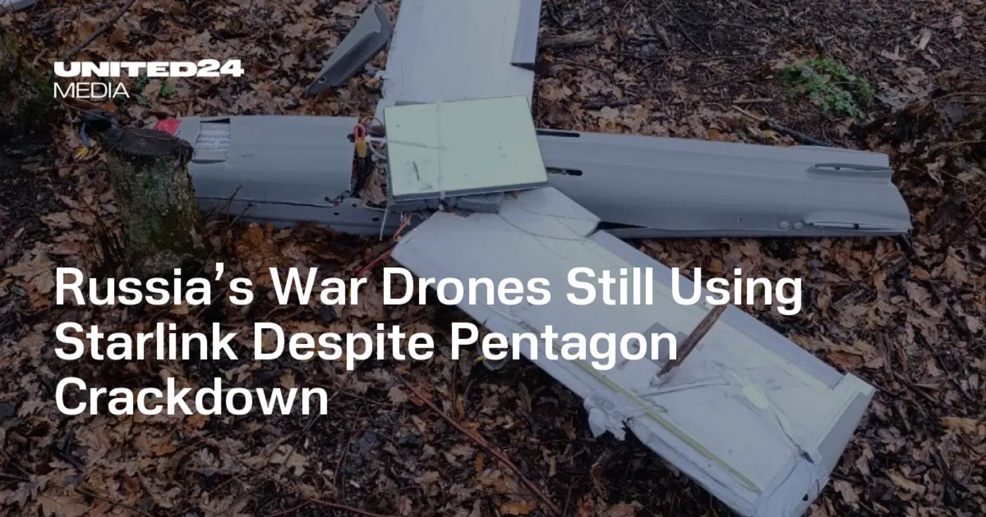 russiax27s war drones still using starlink despite pentagon crackdown