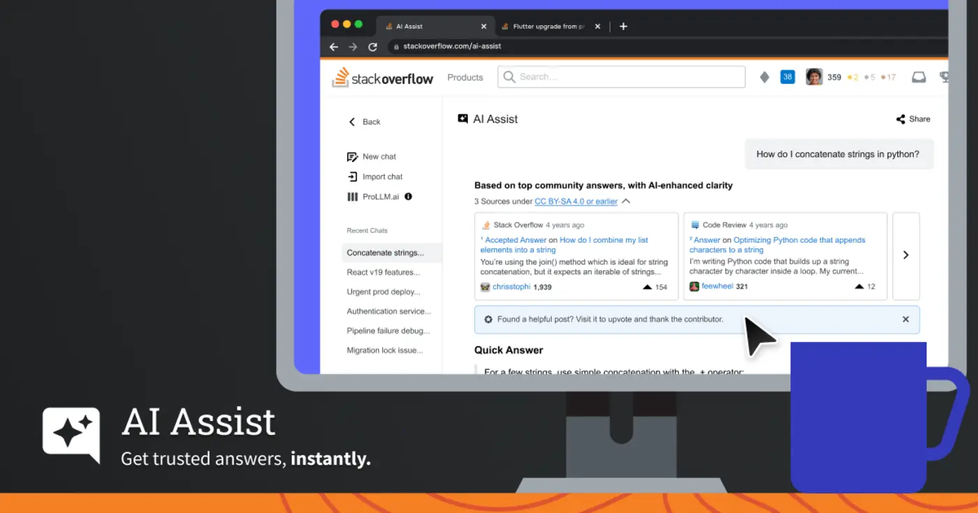 stack overflow ai assista tool for the modern developer