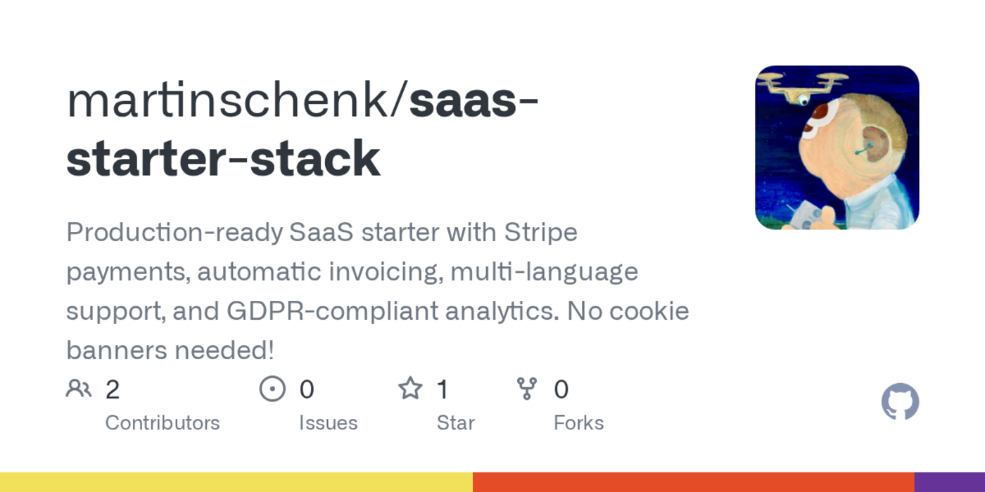 saas starter stack opensource nodejs boilerplate stripe invoicing gdpr