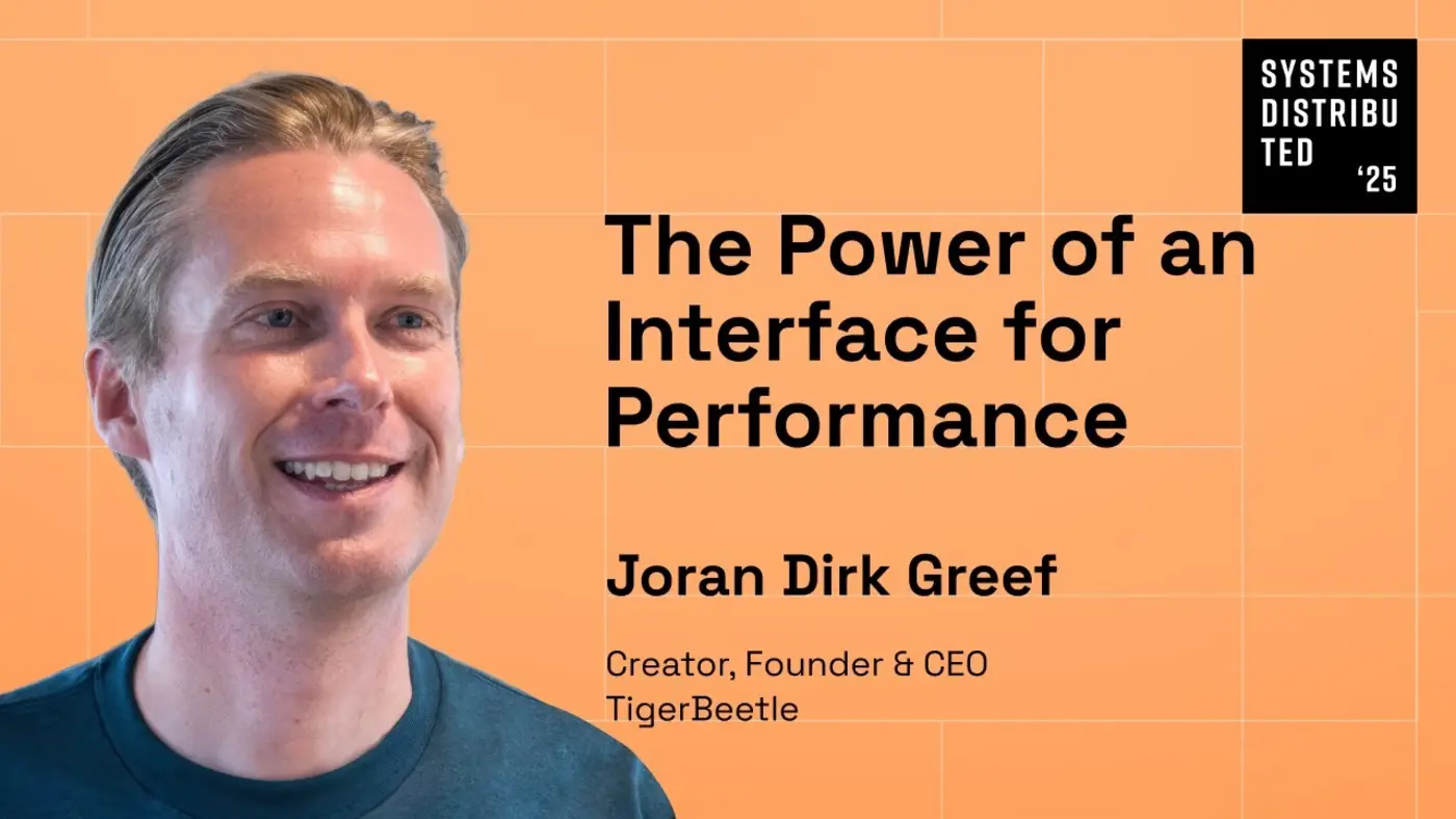 1000x the power of an interface for performance by joran dirk greef video