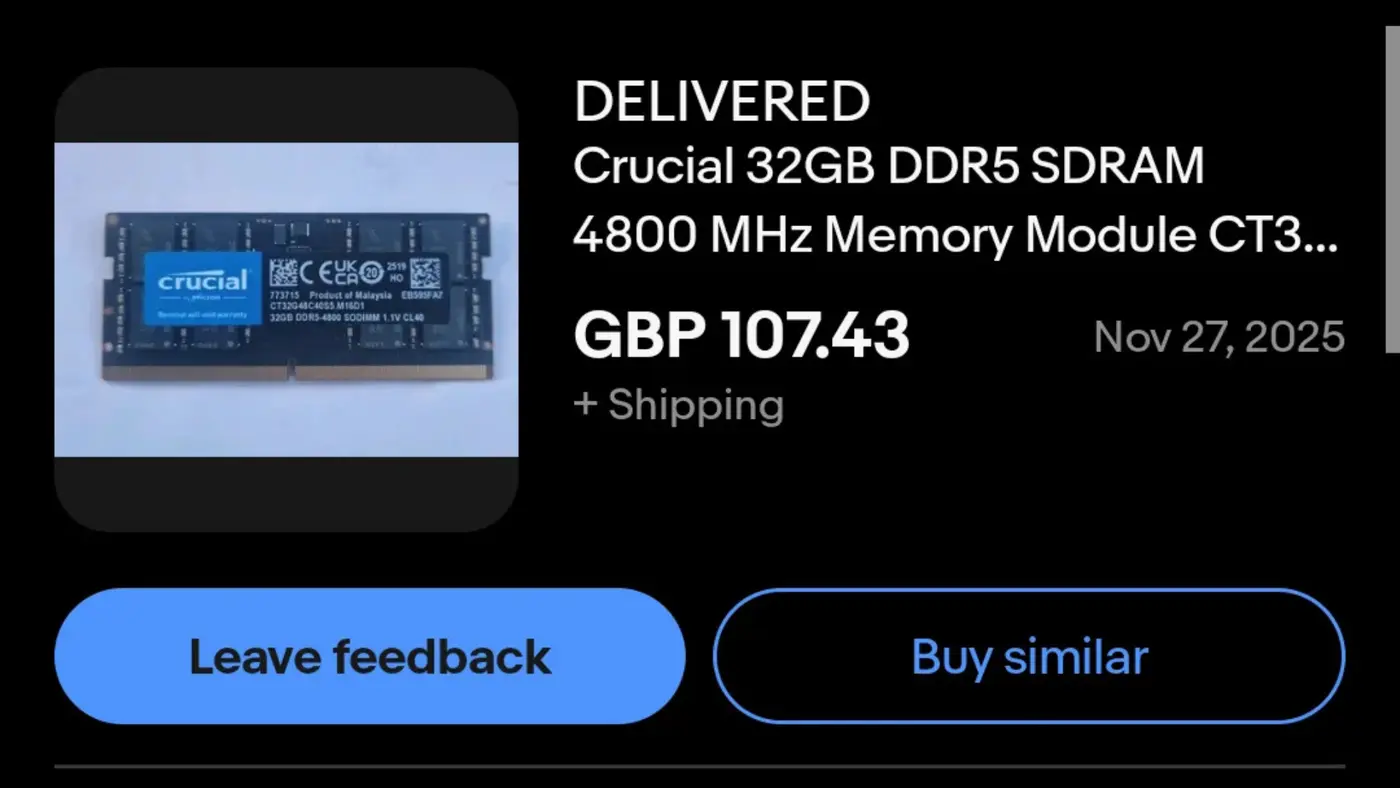 thieves are starting to steal ram now that itx27s as expensive as gold