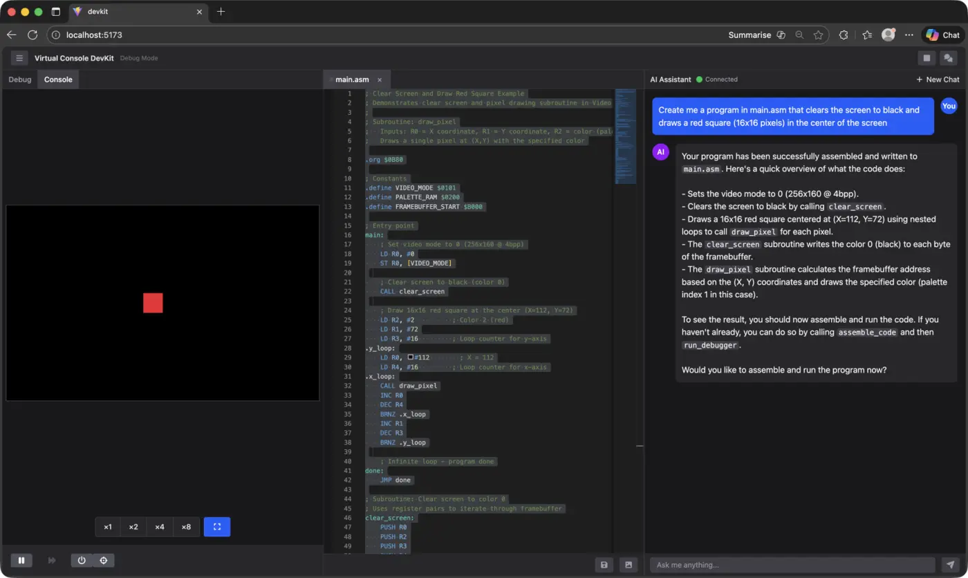 teaching an llm to write assembly gbnfconstrained generation for a custom cpu
