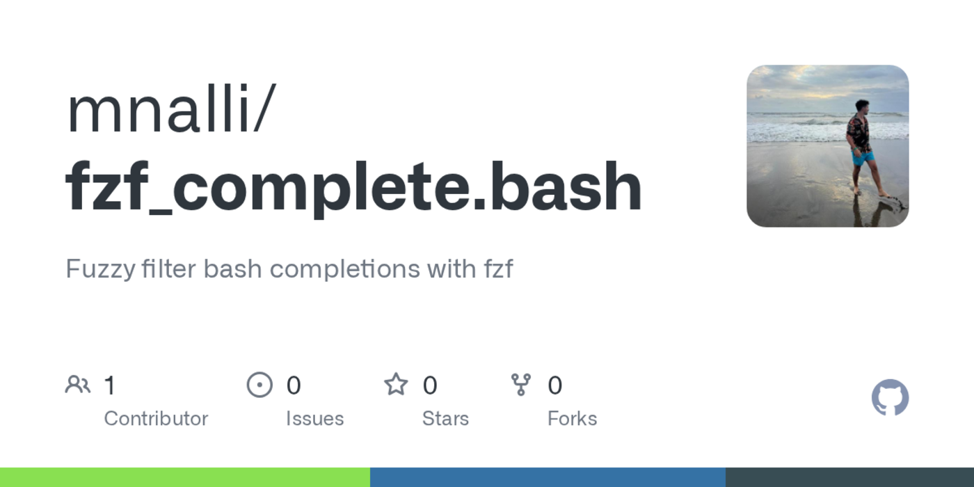 show hn fuzzy filter bash completions