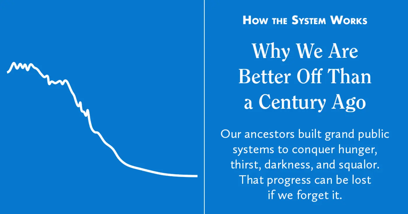 we are better off than a century ago