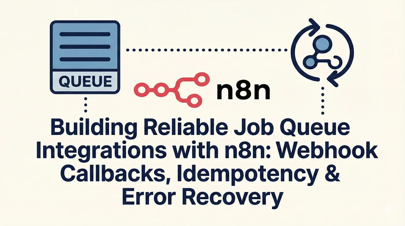n8n webhooks and job queues where reliability breaks