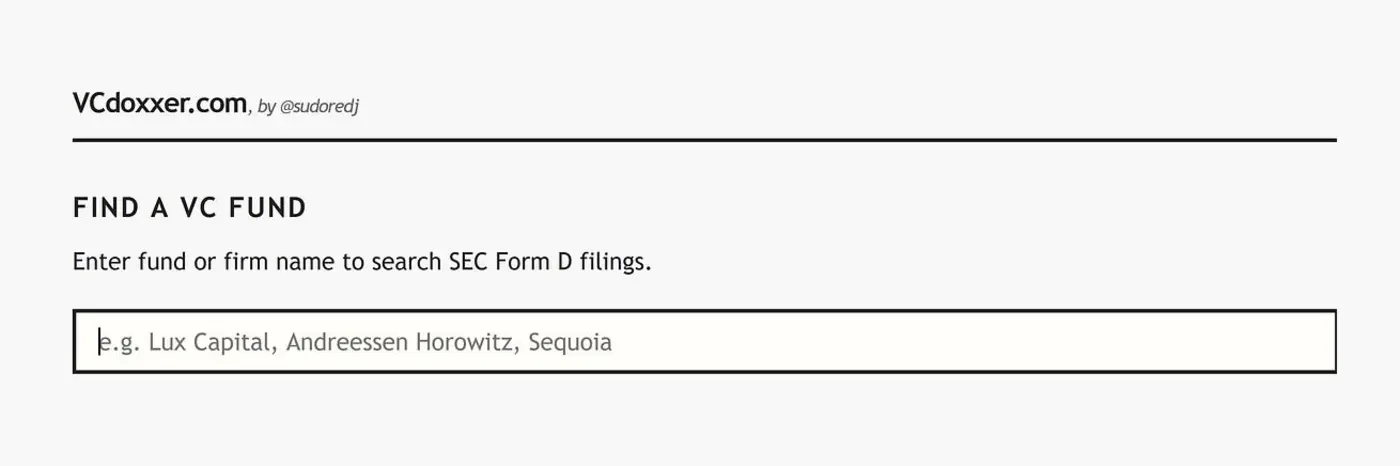 show hn estimating vc check size