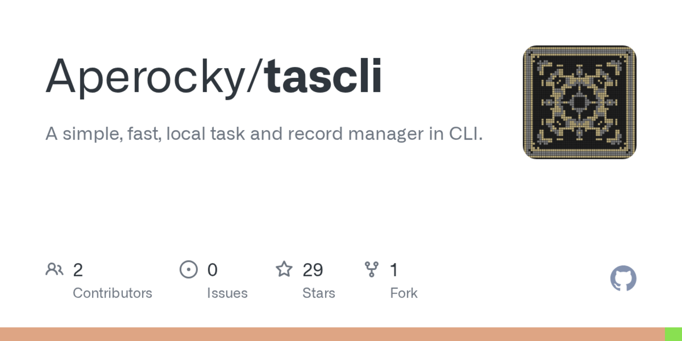 show hn tascli a command line based human task and record manager