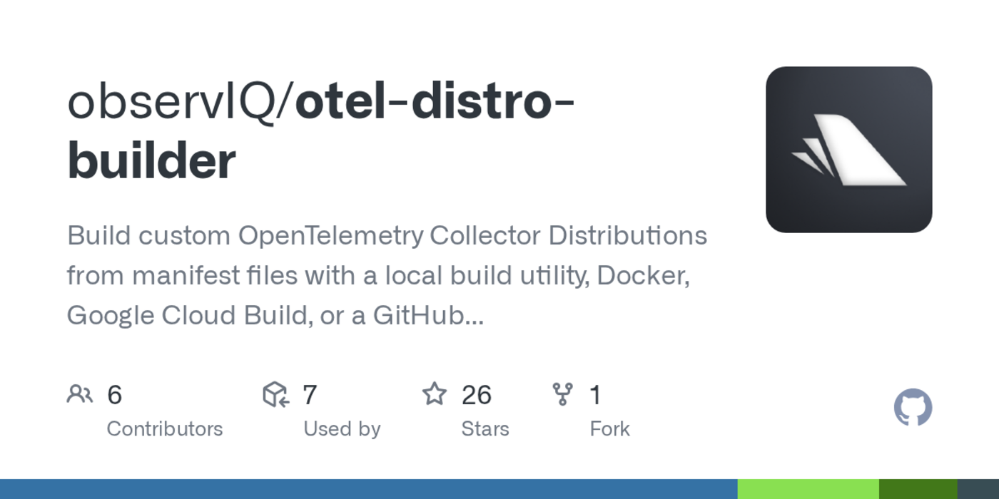opentelemetry distribution builder