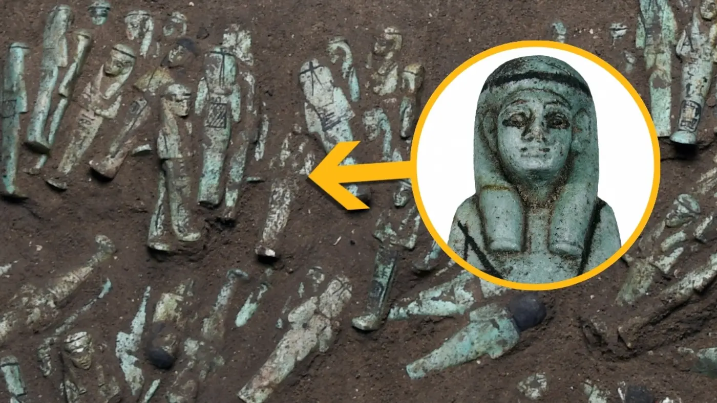 funerary figurines found in royal tomb identifies pharoah