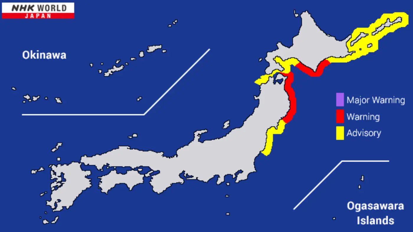 strong earthquake hits northern japan tsunami warning issued