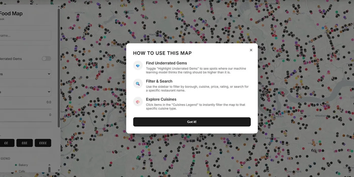 google maps allocates survival across londonx27s restaurants