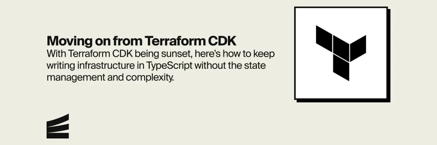 moving on from terraform cdk