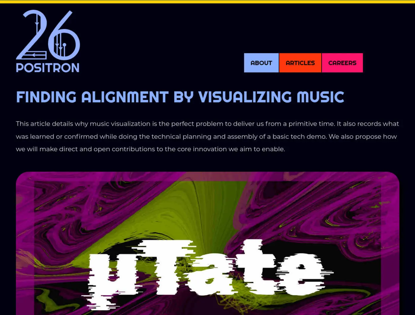 finding alignment by visualizing music in rust