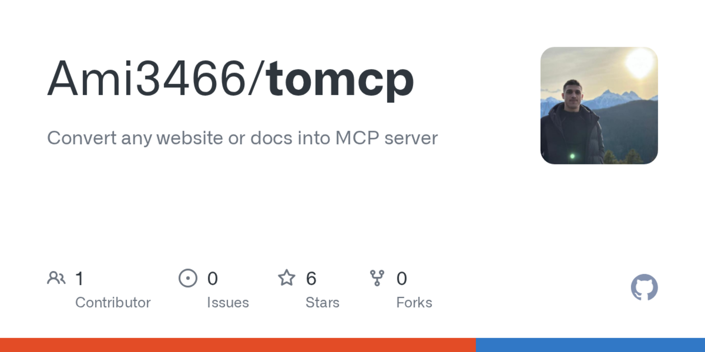 show hn tomcporg turn any url into an mcp server